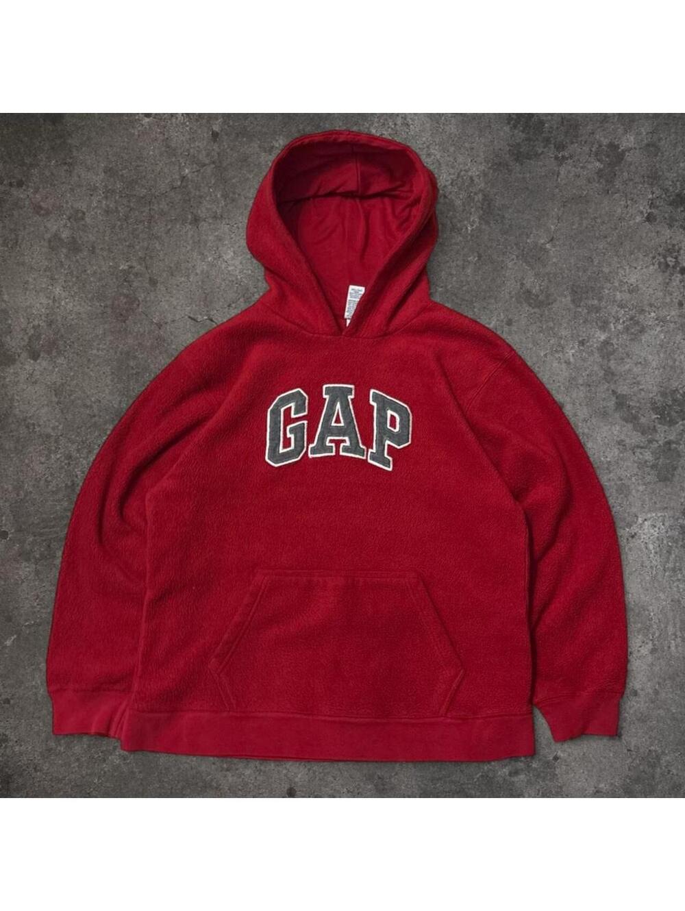 Fire Vintage fleece Gap spell out hoodie